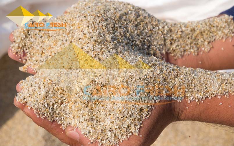 Sabbia silicea per filtrazione dell’acqua