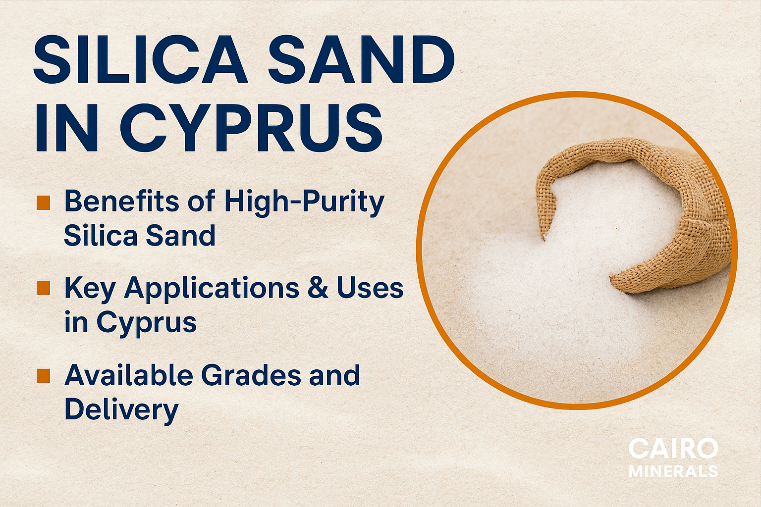 Silica Sand Supplier in Cyprus